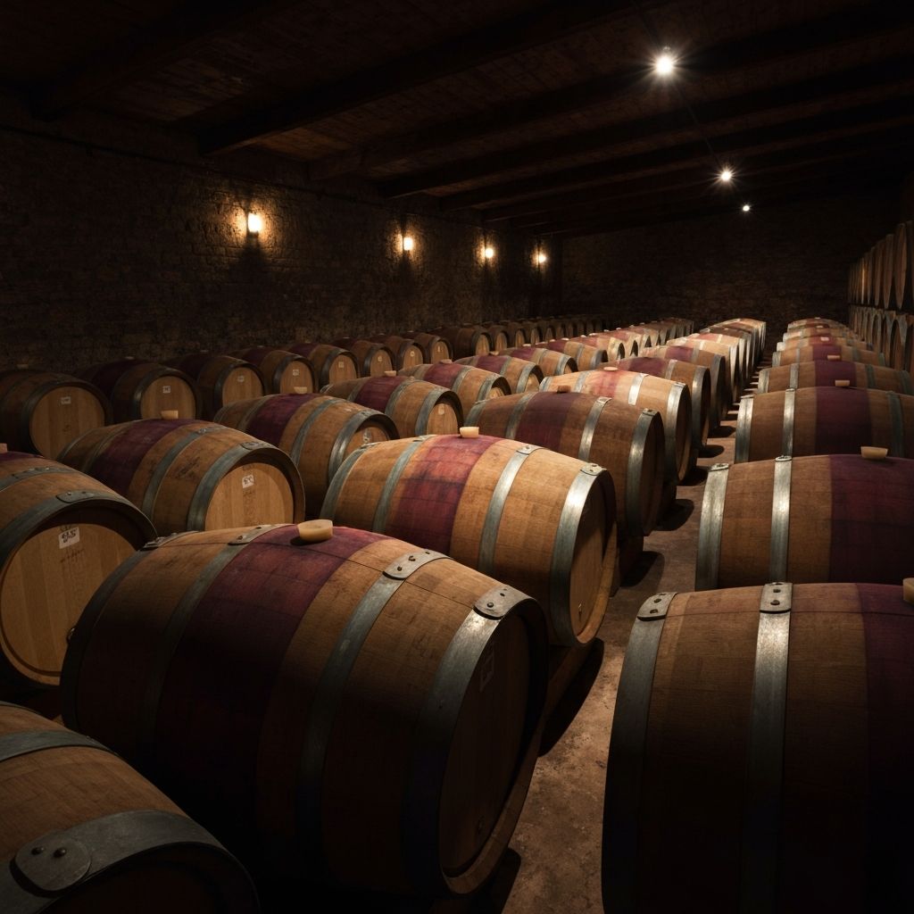 Winery Barrel Room